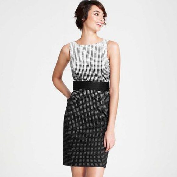 Ann Taylor Dresses & Skirts - Ann Taylor Gradient Dot Sheath Dress 4